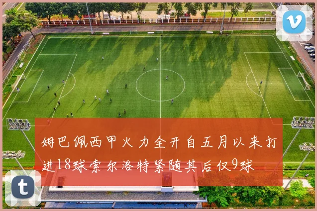 姆巴佩西甲火力全开自五月以来打进18球索尔洛特紧随其后仅9球